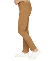 Ruby Rd. Soft Hand Twill Mid Rise Straight Leg Pull-On Ankle Pants