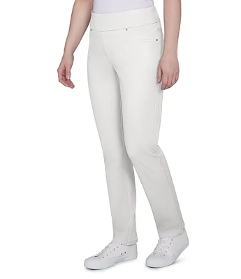 Ruby Rd. Soft Twill Straight Leg Pull-On Pants