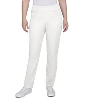 Ruby Rd. Soft Twill Straight Leg Pull-On Pants