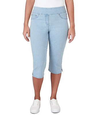 Ruby Rd. Stretch Clamdigger Pull-On Jeans