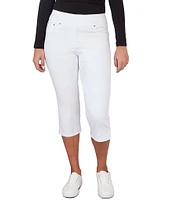 Ruby Rd. Stretch Pull-On Capri Denim Jeans