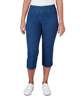 Ruby Rd. Stretch Pull-On Capri Denim Jeans