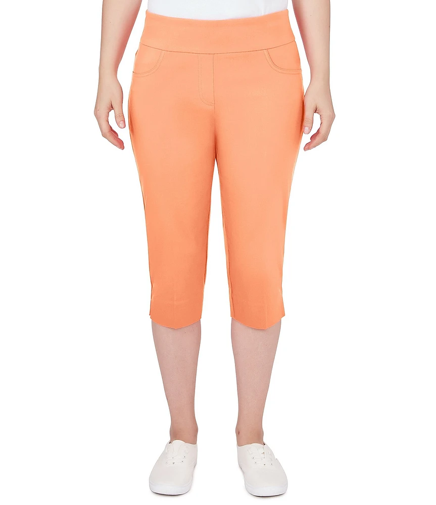 Ruby Rd. Stretch Pull-On Clamdigger Capri Pants