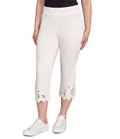 Ruby Rd. Tencel ™ Pull-On Lace Scallop Hem Capri Pants