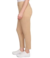 Ruby Rd. Tencel™ Lyocell Frayed Hem Pull-On Ankle Pants