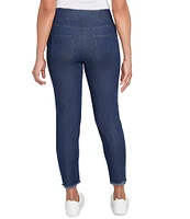 Ruby Rd. Tencel™ Lyocell Frayed Hem Pull-On Ankle Pants