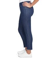 Ruby Rd. Tencel™ Lyocell Frayed Hem Pull-On Ankle Pants