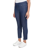 Ruby Rd. Tencel™ Lyocell Frayed Hem Pull-On Ankle Pants