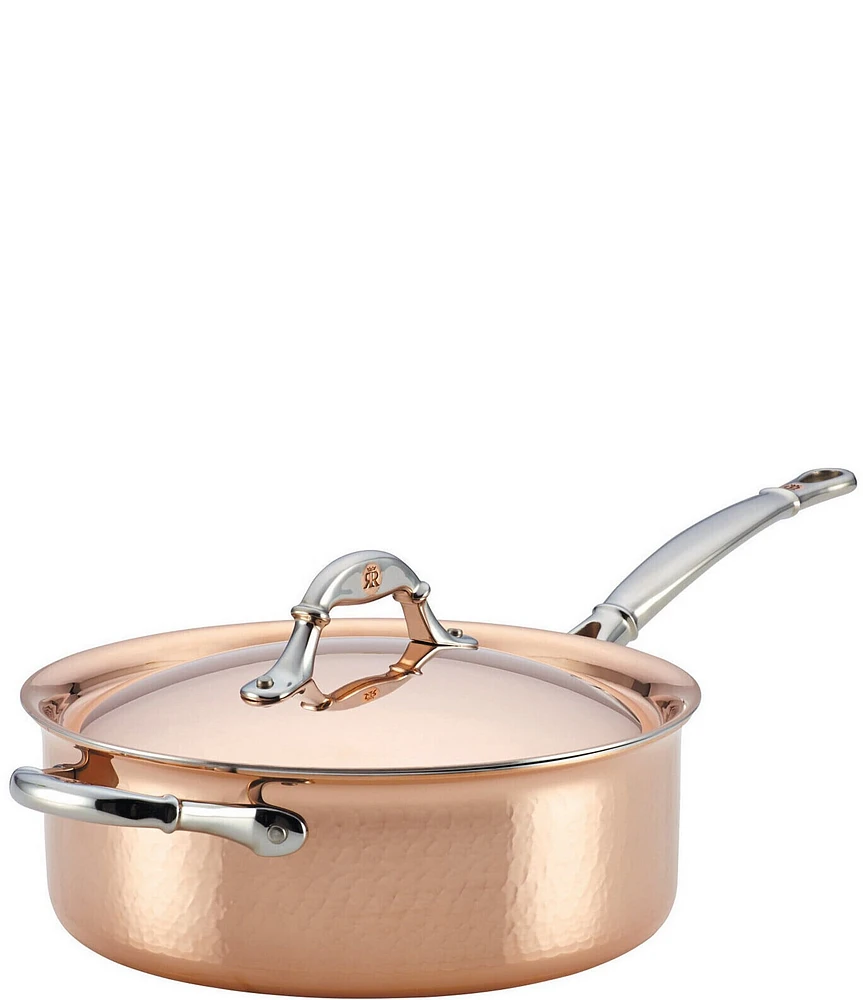 Ruffoni Symphonia Cupra 4-Quart Saute Pan with Helper Handle