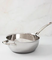 Ruffoni Symphonia Prima 4-Quart Covered Chef's Pan with Helper Handle