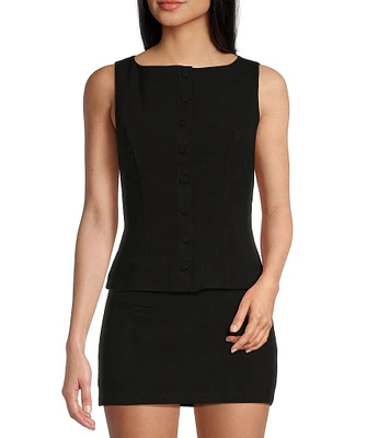 Rumored Everly Vest Coordinating Top