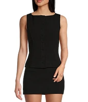 Rumored Everly Vest Coordinating Top