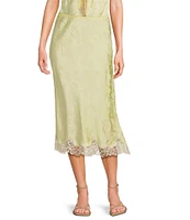 Rumored Lady Lace Coordinating Midi Skirt