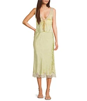 Rumored Lady Lace Coordinating Midi Skirt
