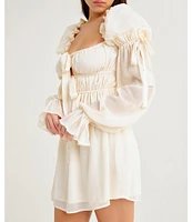 Rumored Long Sleeve Macbeth Mini Dress