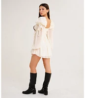 Rumored Long Sleeve Macbeth Mini Dress