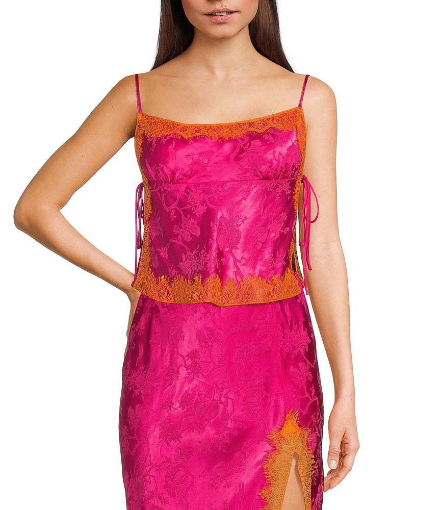 Rumored Meadow Side Tie Coordinating Top