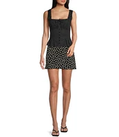Rumored Polka Dot Mini Skirt