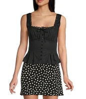 Rumored Rosemary Square Neck Tank Top