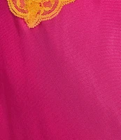 Rumored V-Neck Lace Trim Crossroads Maxi Dress