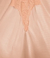 Rumored Satin Plunging V-Neck Venice Long Dress