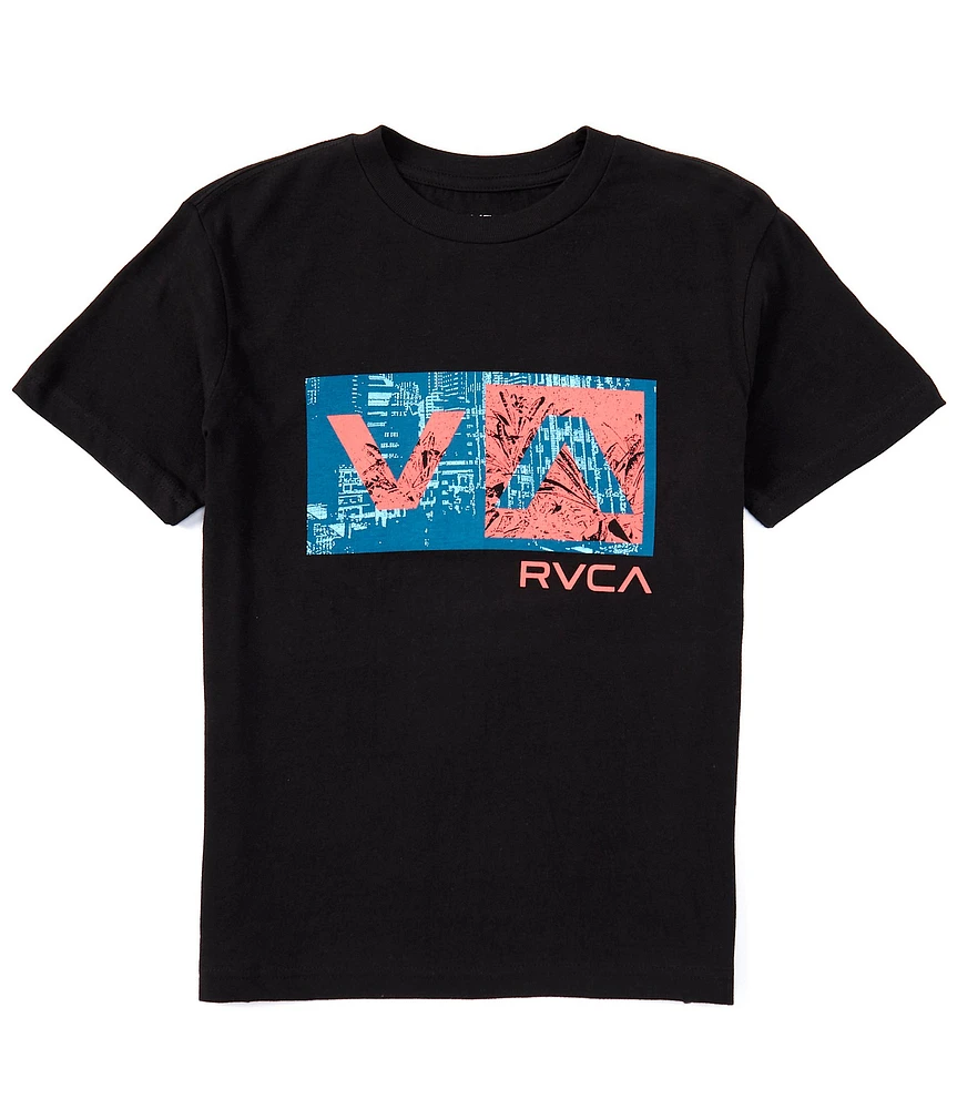 RVCA Big Boys 8-20 Short Sleeve Balance Box T-Shirt