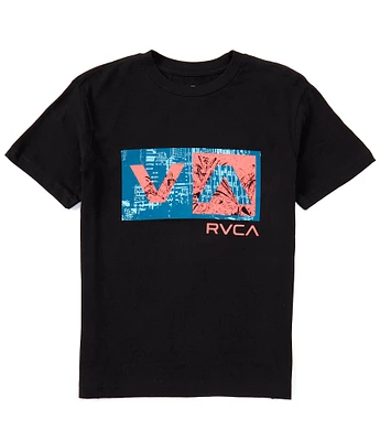 RVCA Big Boys 8-20 Short Sleeve Balance Box T-Shirt