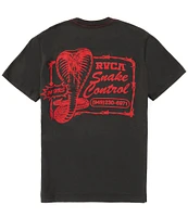 RVCA Big Boys 8-20 Short Sleeve Cobra Service Graphic T-Shirt