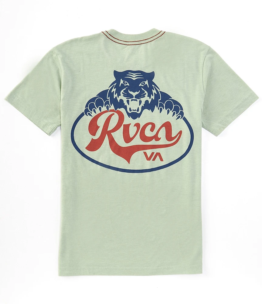 RVCA Big Boys 8-20 Short Sleeve Prowl Graphic T-Shirt