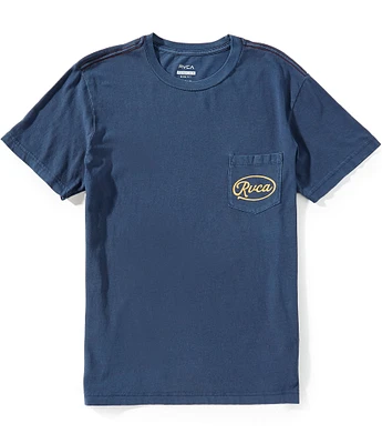 RVCA Contact Scripts Pocket Short Sleeve T-Shirt