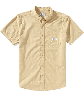 RVCA Exotica Seersucker Short Sleeve Woven Shirt