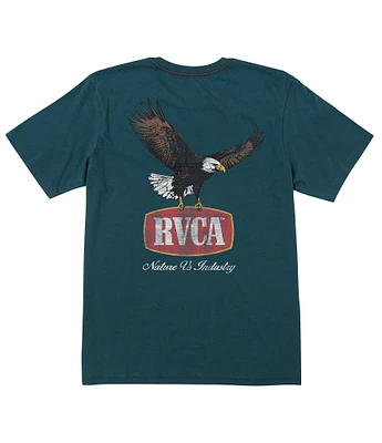 RVCA Flight Path Eagle Short Sleeve Graphic T-Shirt