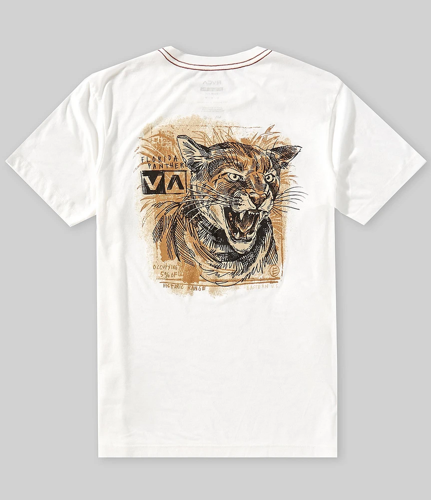 RVCA Horton Panther Short Sleeve Graphic T-Shirt