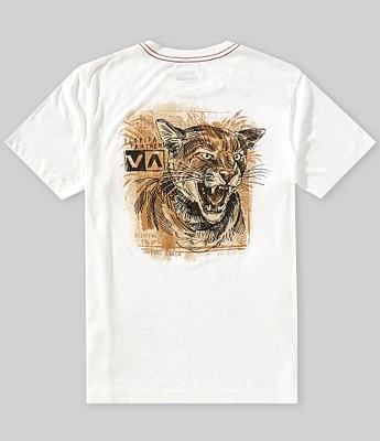 RVCA Horton Panther Short Sleeve Graphic T-Shirt
