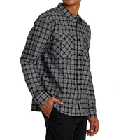 RVCA Hughes Long Sleeve Plaid Flannel Shirt