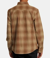 RVCA Long Sleeve Dayshift Plaid Flannel Shirt