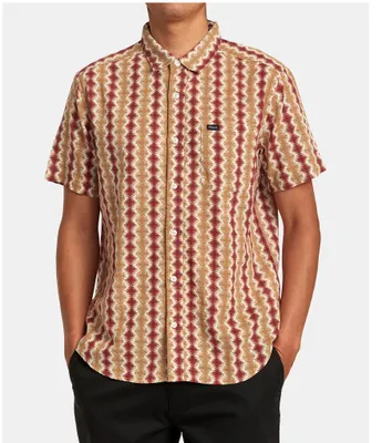 RVCA Shima Gauze Short-Sleeve Printed Shirt