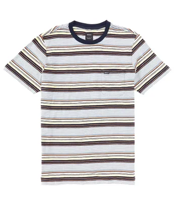 RVCA Short Sleeve Magnolia Striped T-Shirt