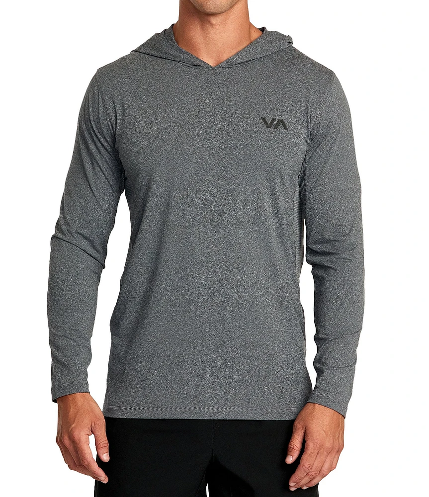 RVCA Sport Vent Long Sleeve Technical Hooded T-Shirt