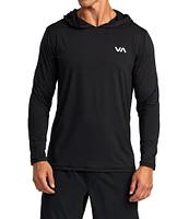 RVCA Sport Vent Long Sleeve Technical Hooded T-Shirt