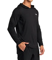 RVCA Sport Vent Long Sleeve Technical Hooded T-Shirt