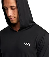 RVCA Sport Vent Long Sleeve Technical Hooded T-Shirt