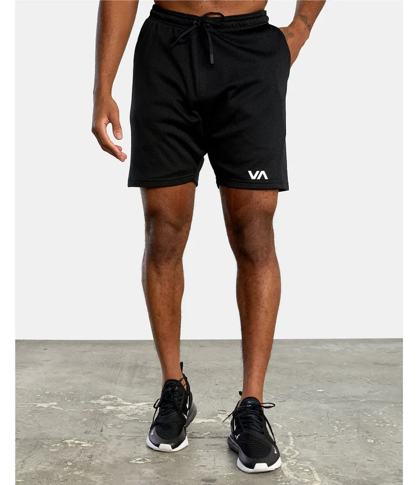 RVCA VA Sport Mesh 17#double; Outseam Performance Training Shorts