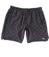 RVCA Yogger Performance Stretch 17#double; Outseam Print Walk Shorts