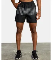 RVCA Yogger Performance Stretch 17#double; Outseam Print Walk Shorts