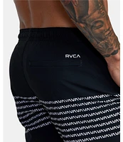 RVCA Yogger Performance Stretch 17#double; Outseam Print Walk Shorts