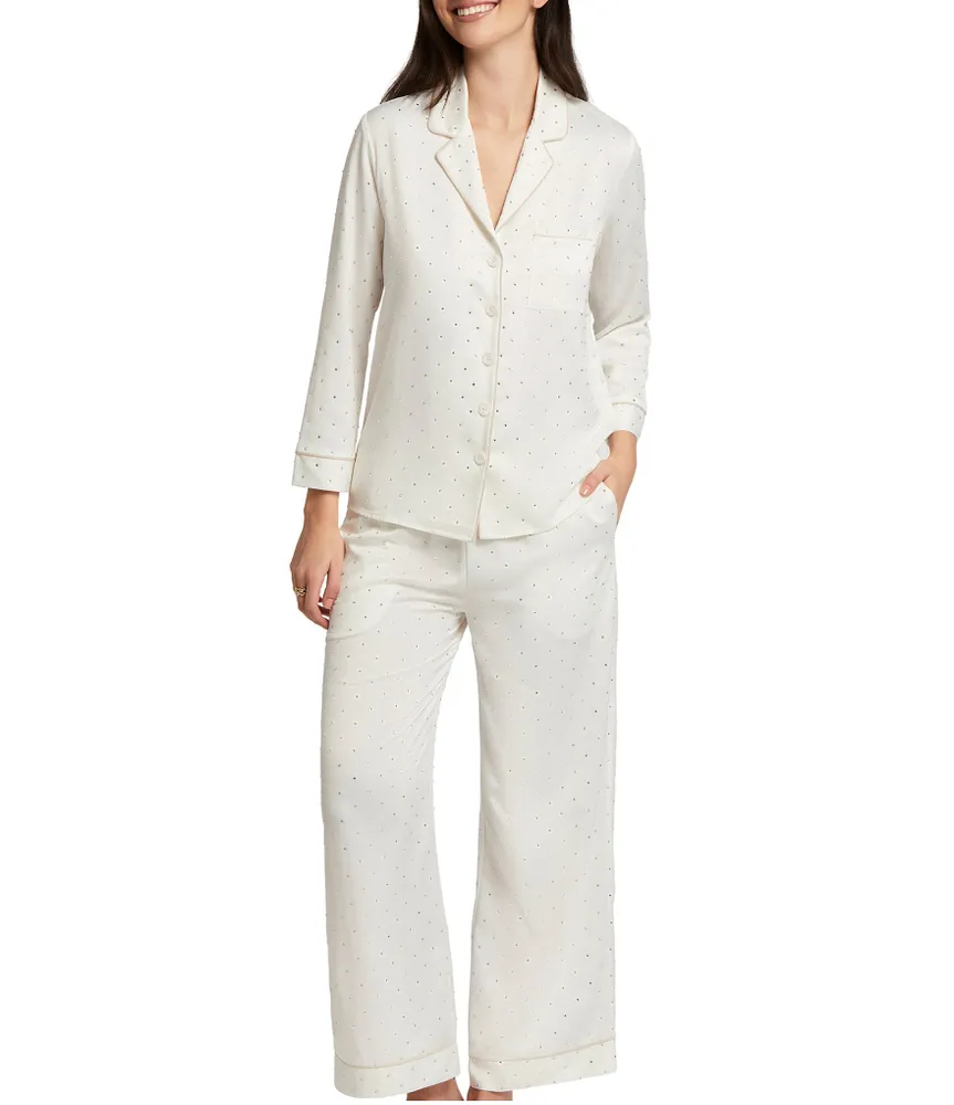 Rya Collection Marilyn Rhinestone Charmeuse Pajama Set