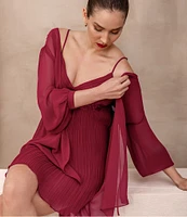 Rya Collection True Love Solid Chiffon Robe