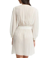 Rya Collection True Love Solid Chiffon Robe