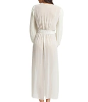 Rya Collection True Love Solid Chiffon Long Robe